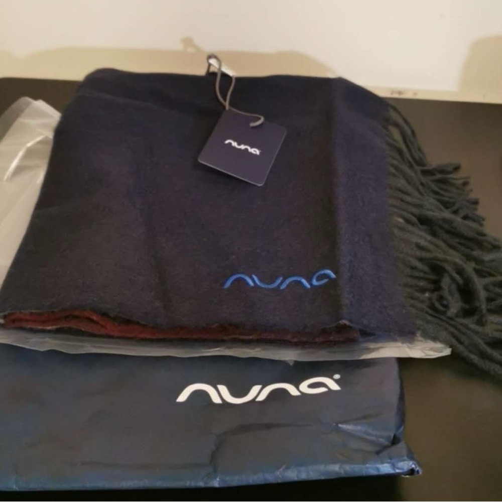 Nuna 100% Cashmere Scarf w Fringe New W Tag! 200x30cm, Unisex! GWP w Free Gifts